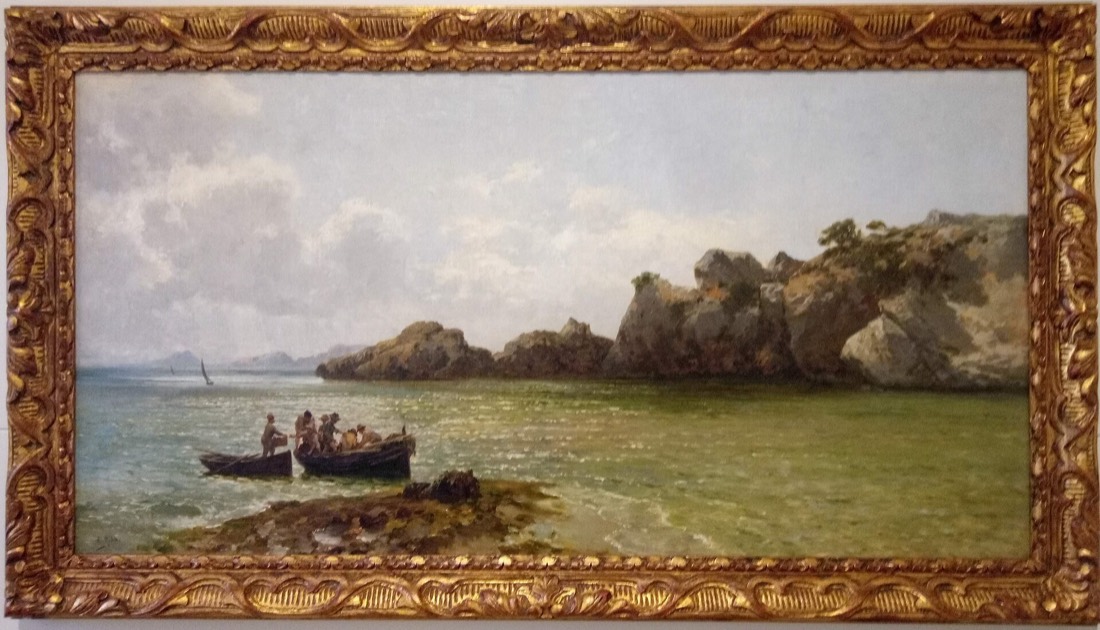 Museu de Mallorca. Pescadors arribant de la pesca